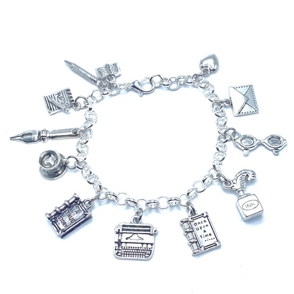 Writer Charm Bracelet Author - Picture 8 of 8